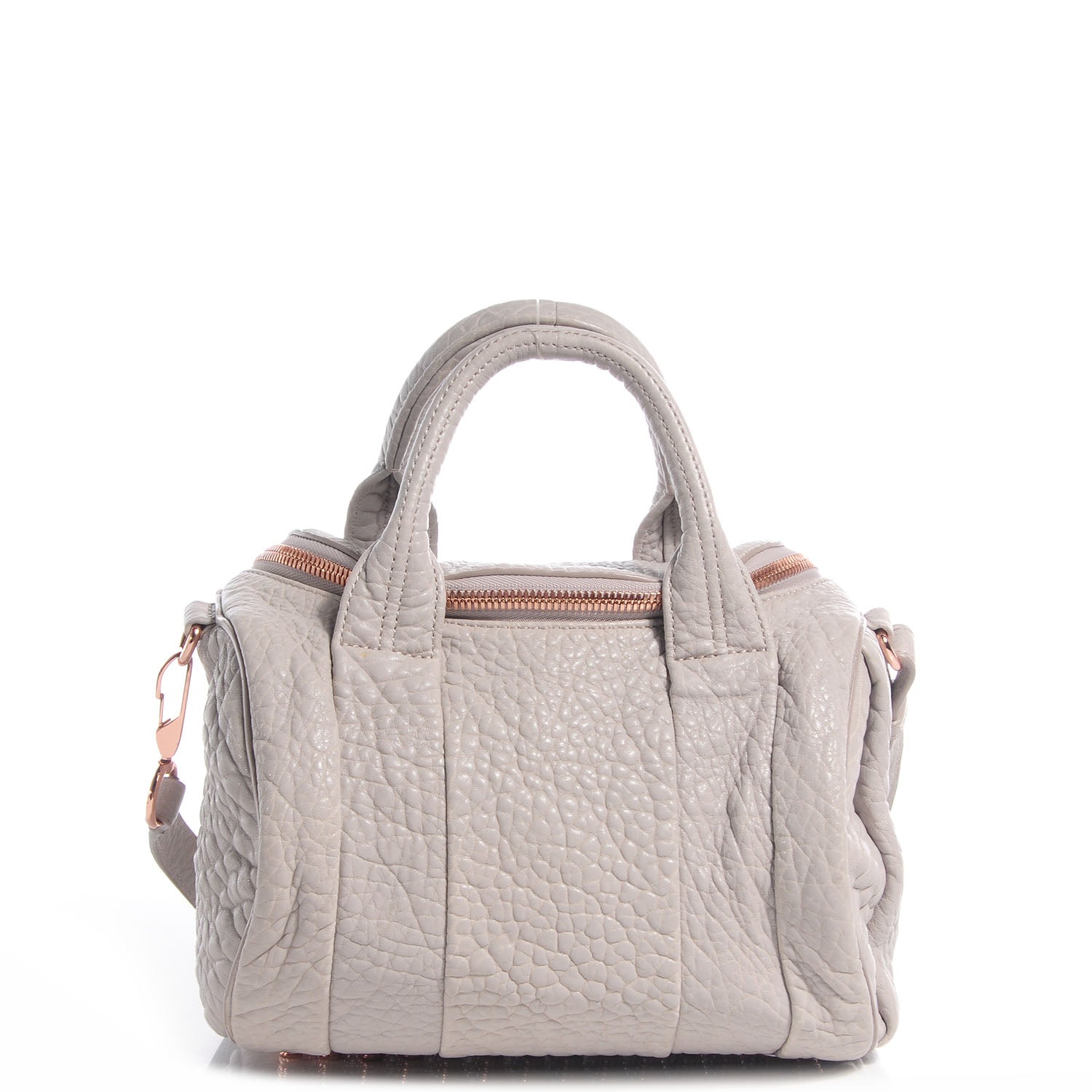 Alexander Wang Pebbled Leather Rockie Lilac w Rose Gold Hardware 1 of 6