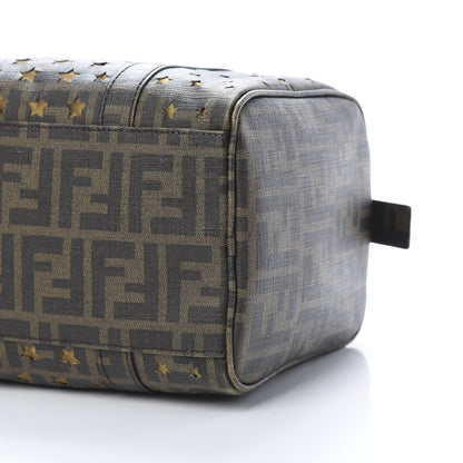 Fendi Zucca Spalmati Stars Small Forever Boston Tobacco 10 of 12