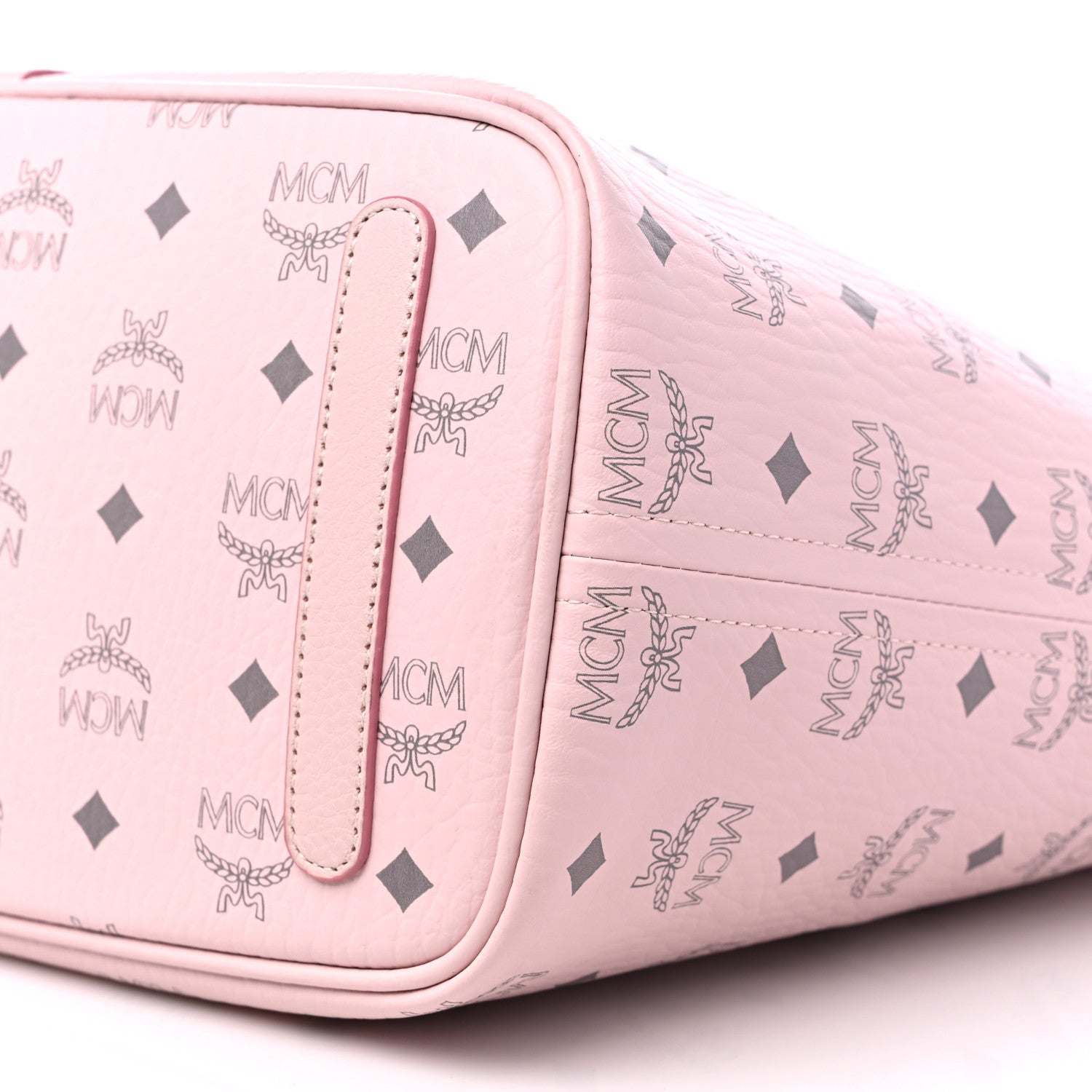 MCM Visetos Medium Liz Reversible Shopper Tote Soft Pink 8 of 13
