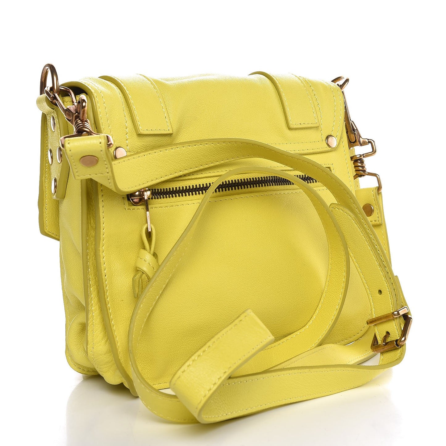 Lambskin PS1 Mini Pouch Messenger Bag Sunshine