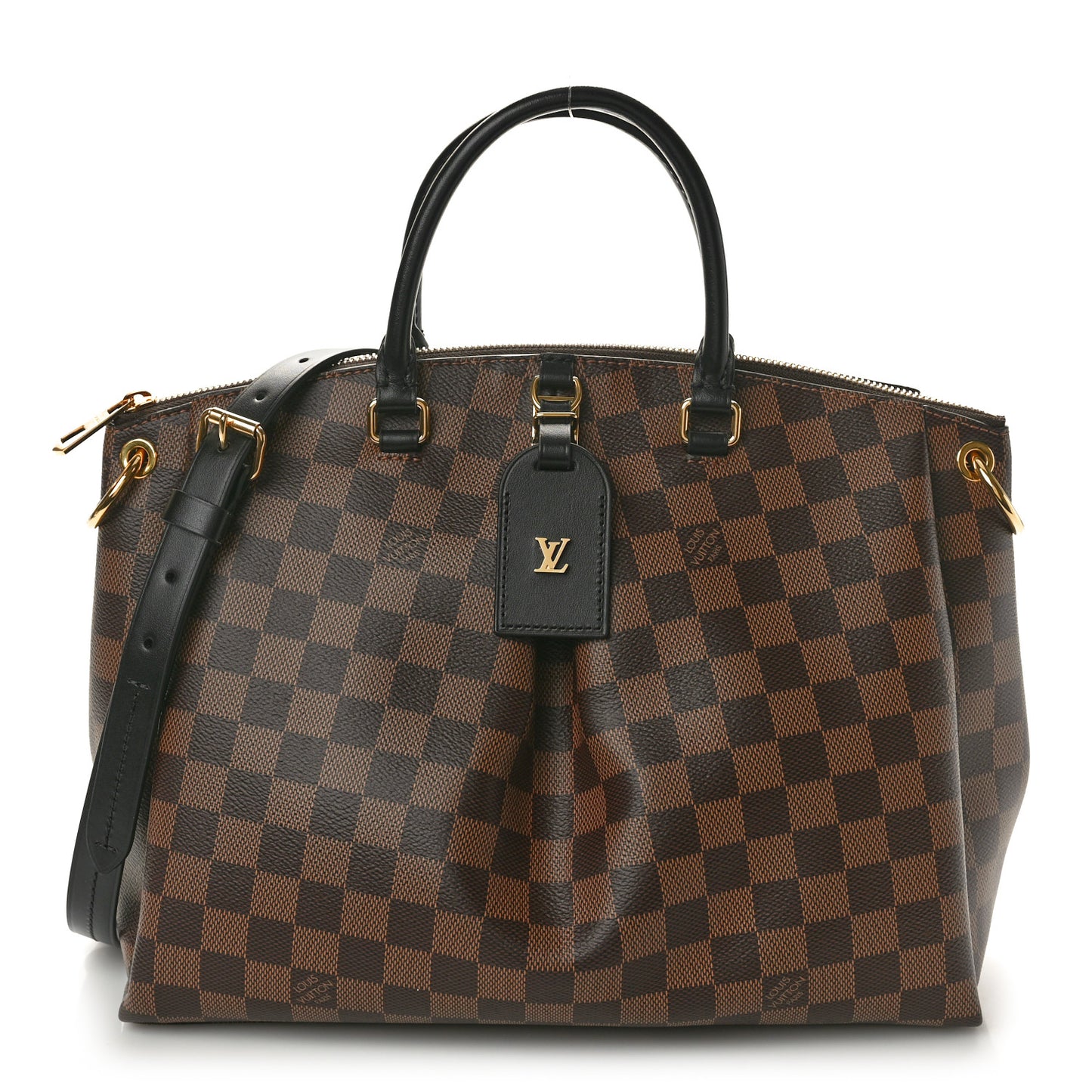 Damier Ebene Odeon Tote MM Black