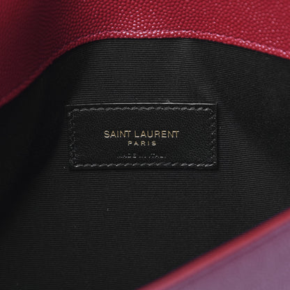 Saint Laurent Grain De Poudre Uptown Pouch Red 6 of 8