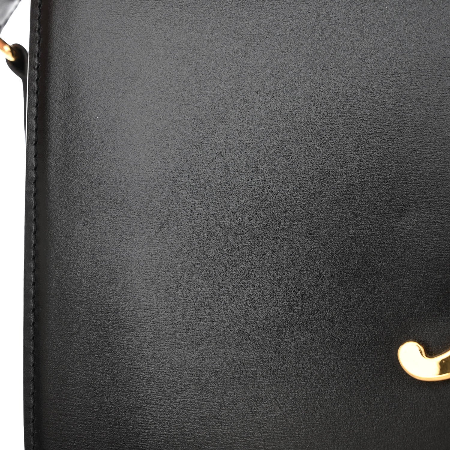 Celine Shiny Calfskin Large Triomphe Black 13 of 14