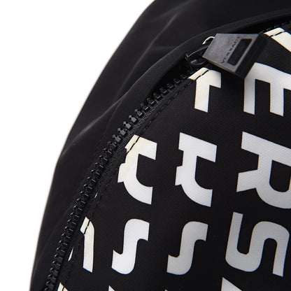 Versace Nylon St. Speed Logo Backpack Black Geranio 10 of 10