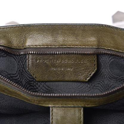 Proenza Schouler Lambskin Large PS1 Satchel Military 6 of 15