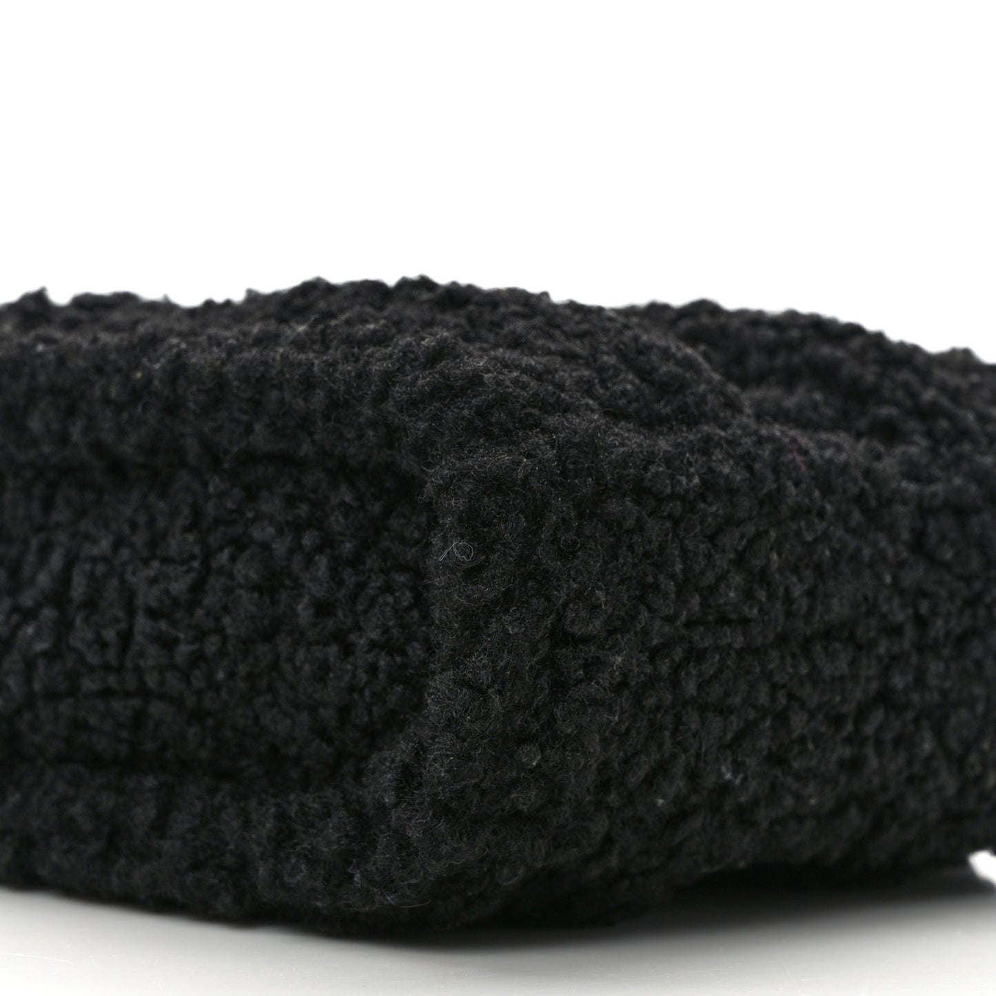 Polyester Cotton Mini The Teddy Traveler Tote Bag Black