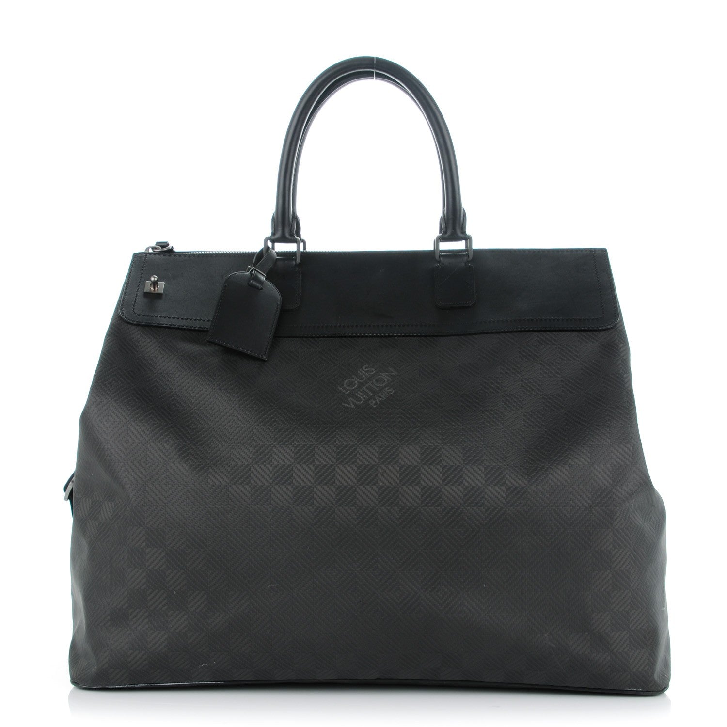 Louis Vuitton Damier Carbone Weekender GM I8 1 of 9