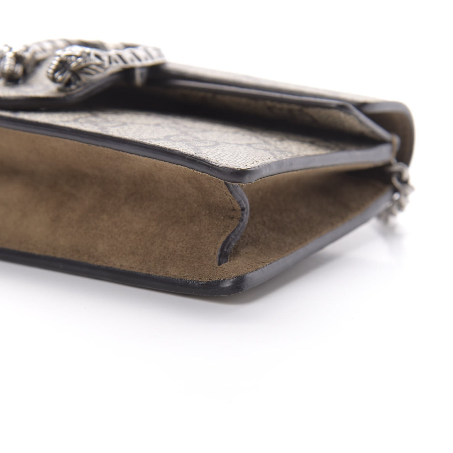 GG Supreme Monogram Super Mini Dionysus Shoulder Bag Taupe