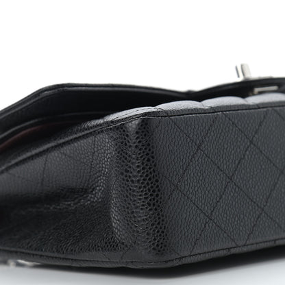 Chanel Caviar Quilted Medium Double Flap Black 7 of 8