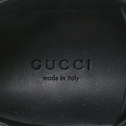 Gucci GG Monogram Calfskin Womens Low Top Sneakers 36 Piombo Black 6 of 6