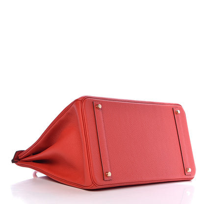 Hermes Togo Birkin 40 Geranium 5 of 38