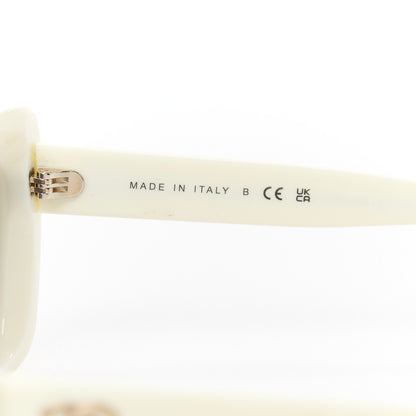 Chanel Acetate Pearl Cat Eye CC Sunglasses 5481-H White 6 of 8