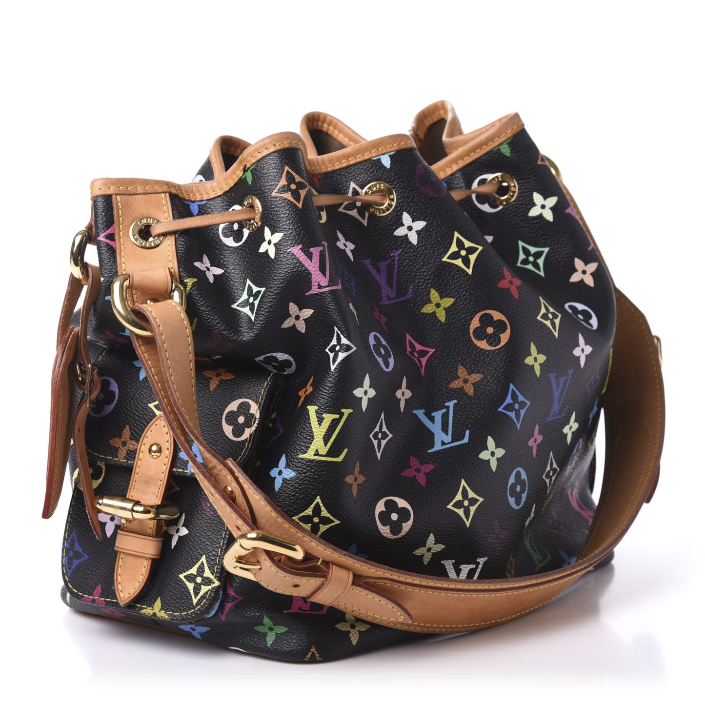 Monogram Multicolor Petit Noe Black