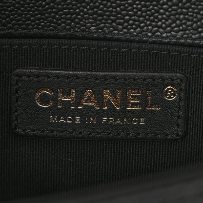 Chanel Caviar Quilted Small Chain Around Boy Flap Black 6 of 11
