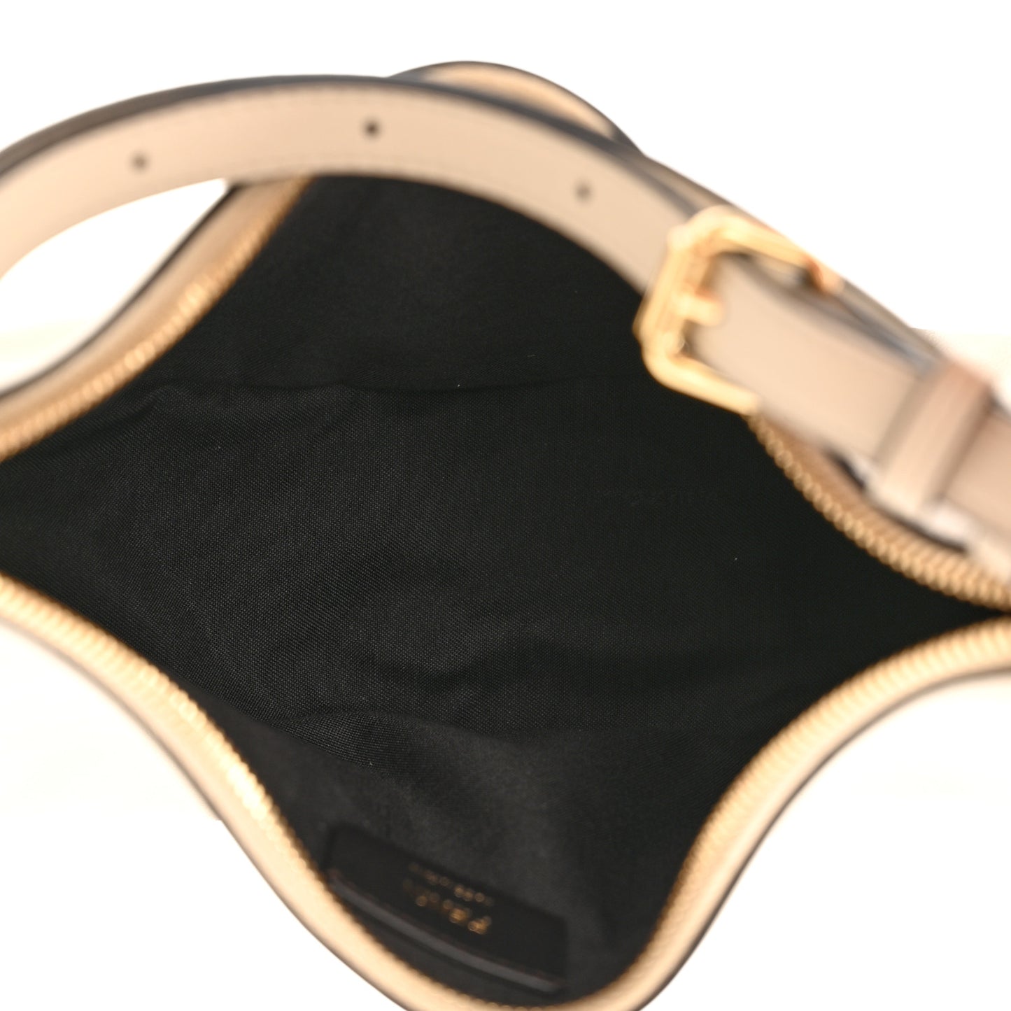 Vitello Grace Matte Small Fendigraphy Hobo Bag Nuvola