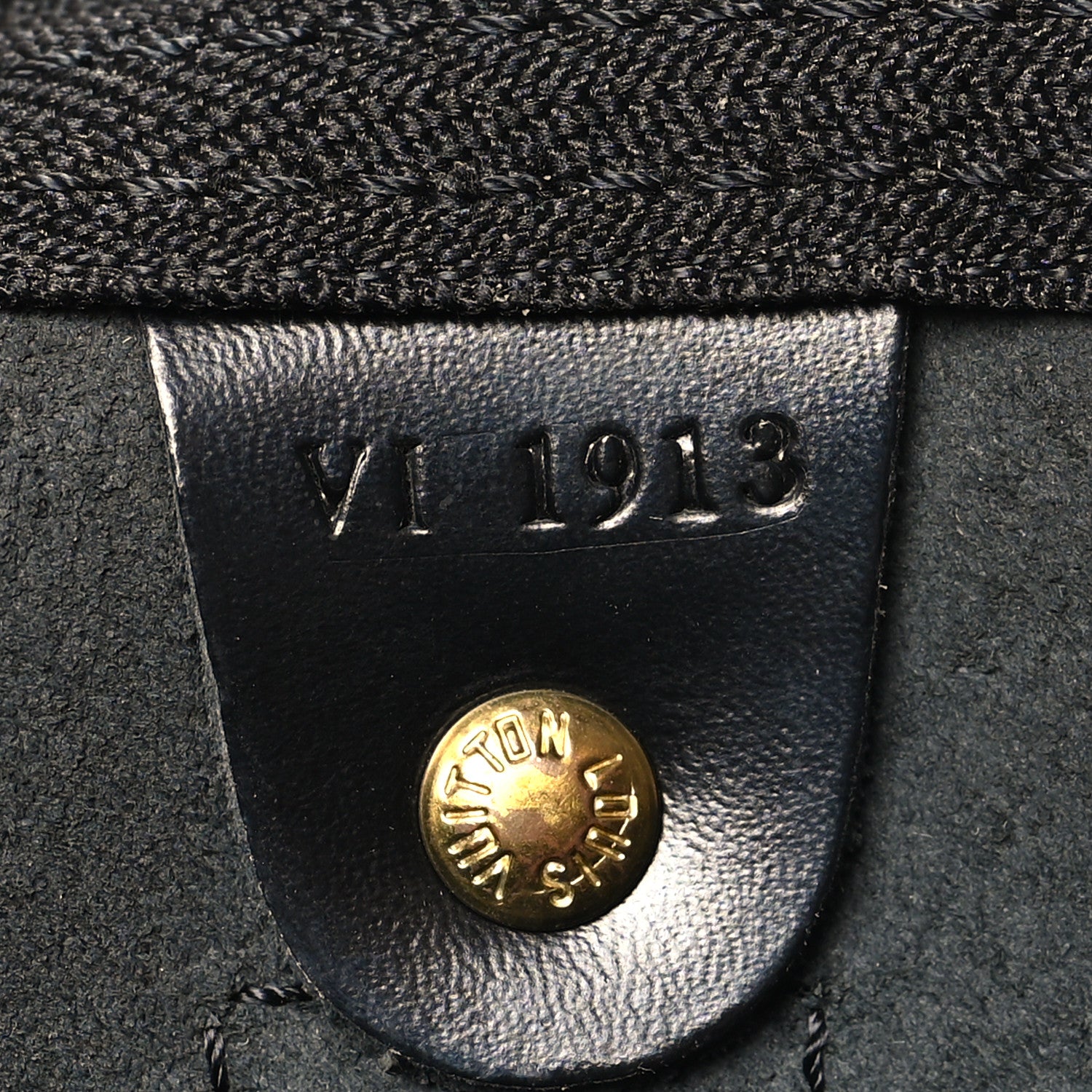 Louis Vuitton Epi Keepall 45 Black 6 of 12