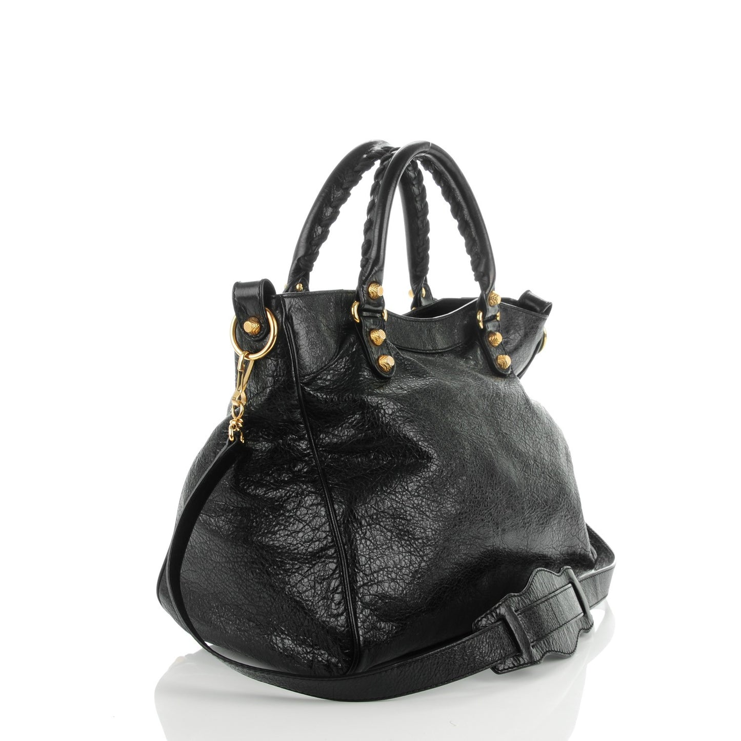 Agneau Giant 12 Gold Hardware Velo Black