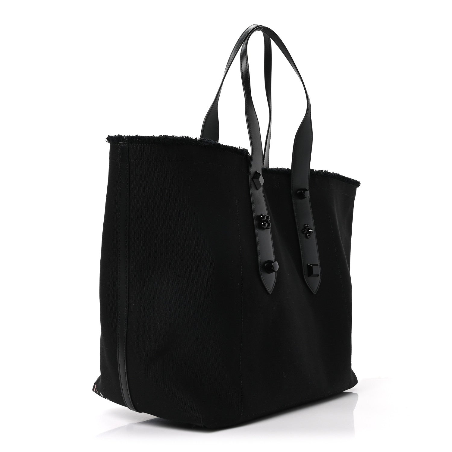 Christian Louboutin Canvas Frangibus Tote Black 3 of 9