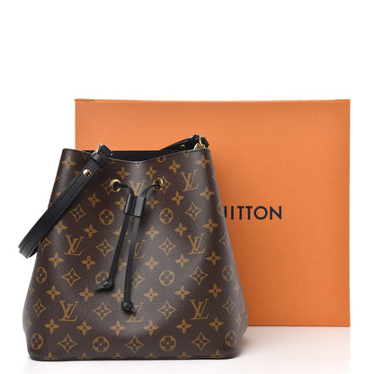 Louis Vuitton Monogram Neonoe MM Black 9 of 9