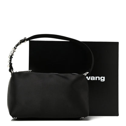 Alexander Wang Satin Crystal Heiress Pouch Black 11 of 11