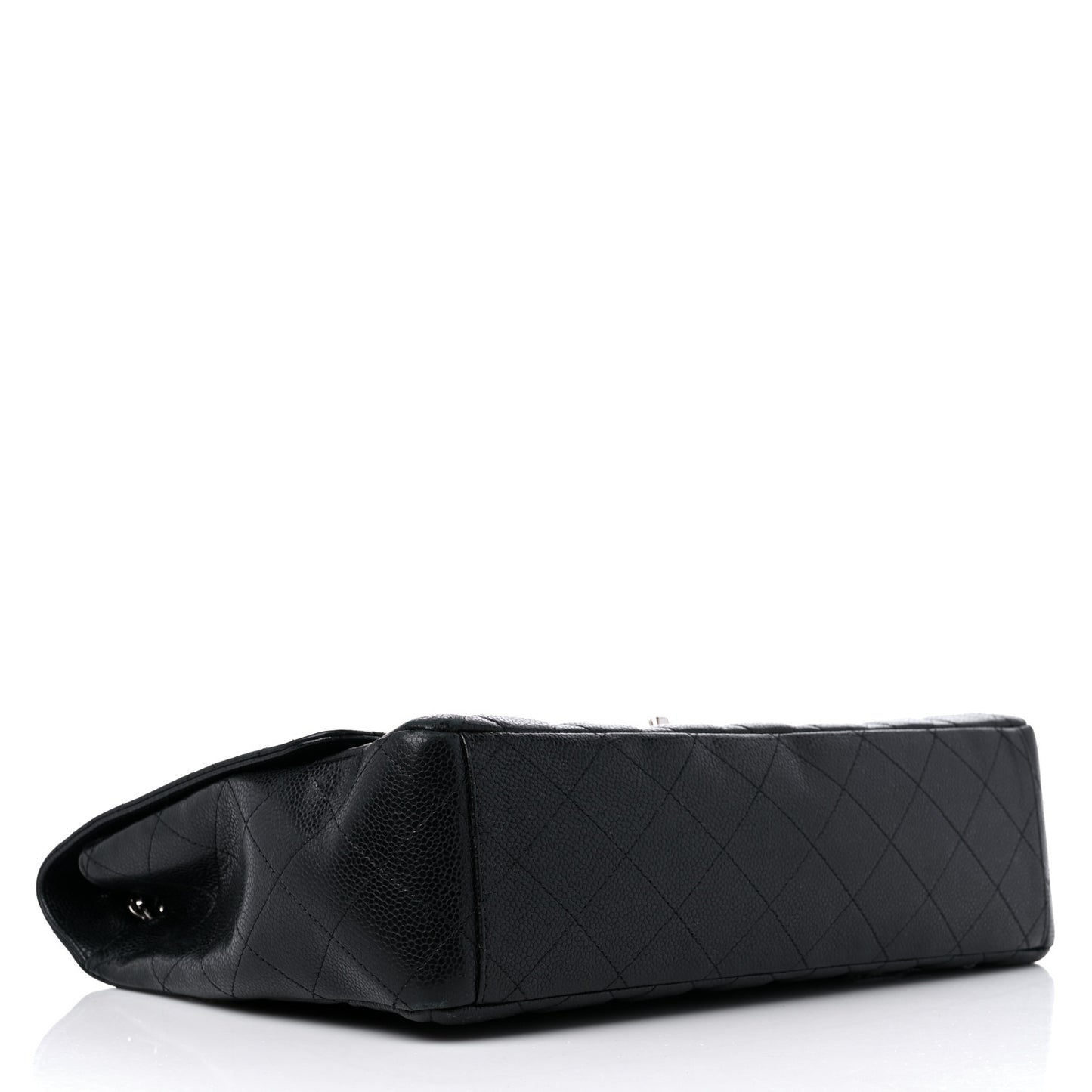 Caviar Quilted Maxi Single Flap Black