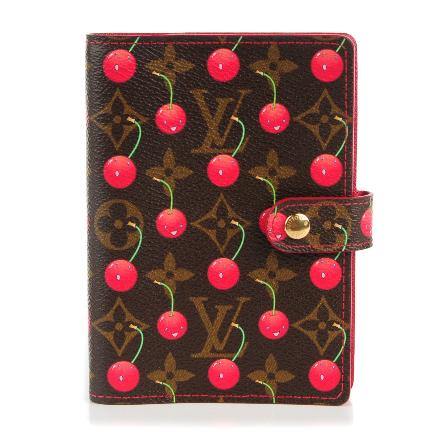 Louis Vuitton Monogram Cerises Small Ring Agenda Cover 1 of 8
