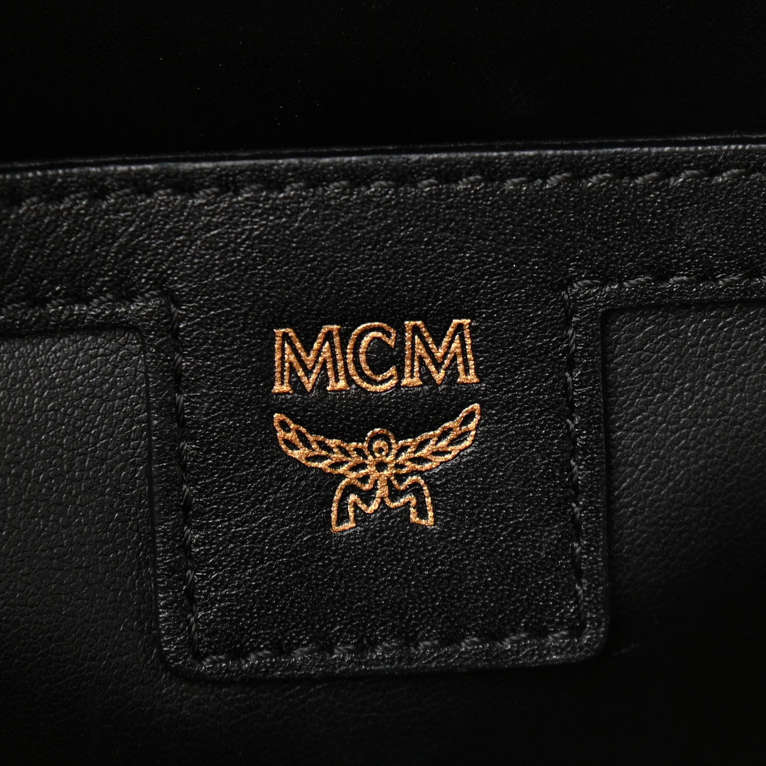 MCM Visetos Side Stud Mini Stark Backpack Cognac 6 of 9