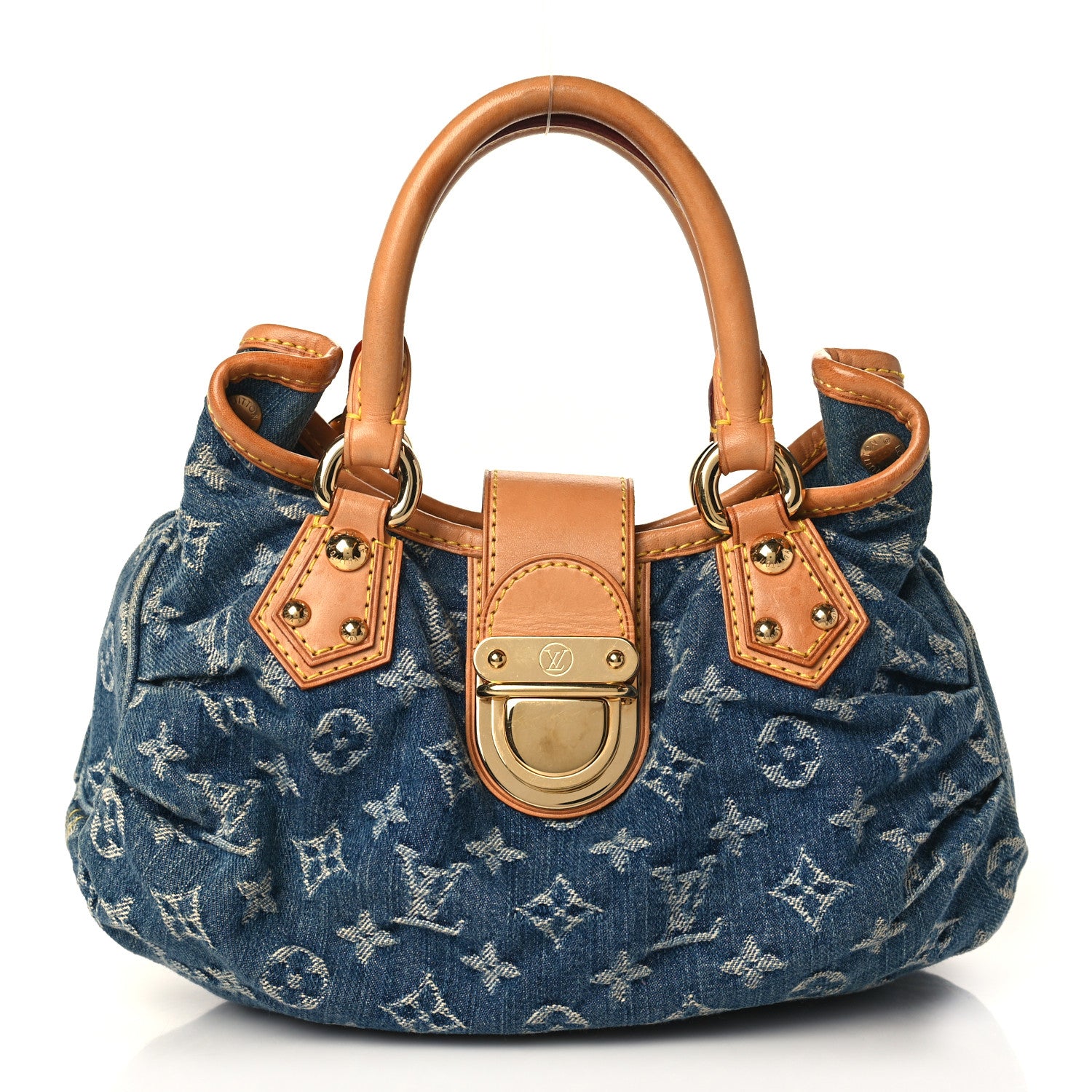 Louis Vuitton Monogram Denim Pleaty Blue 1 of 9