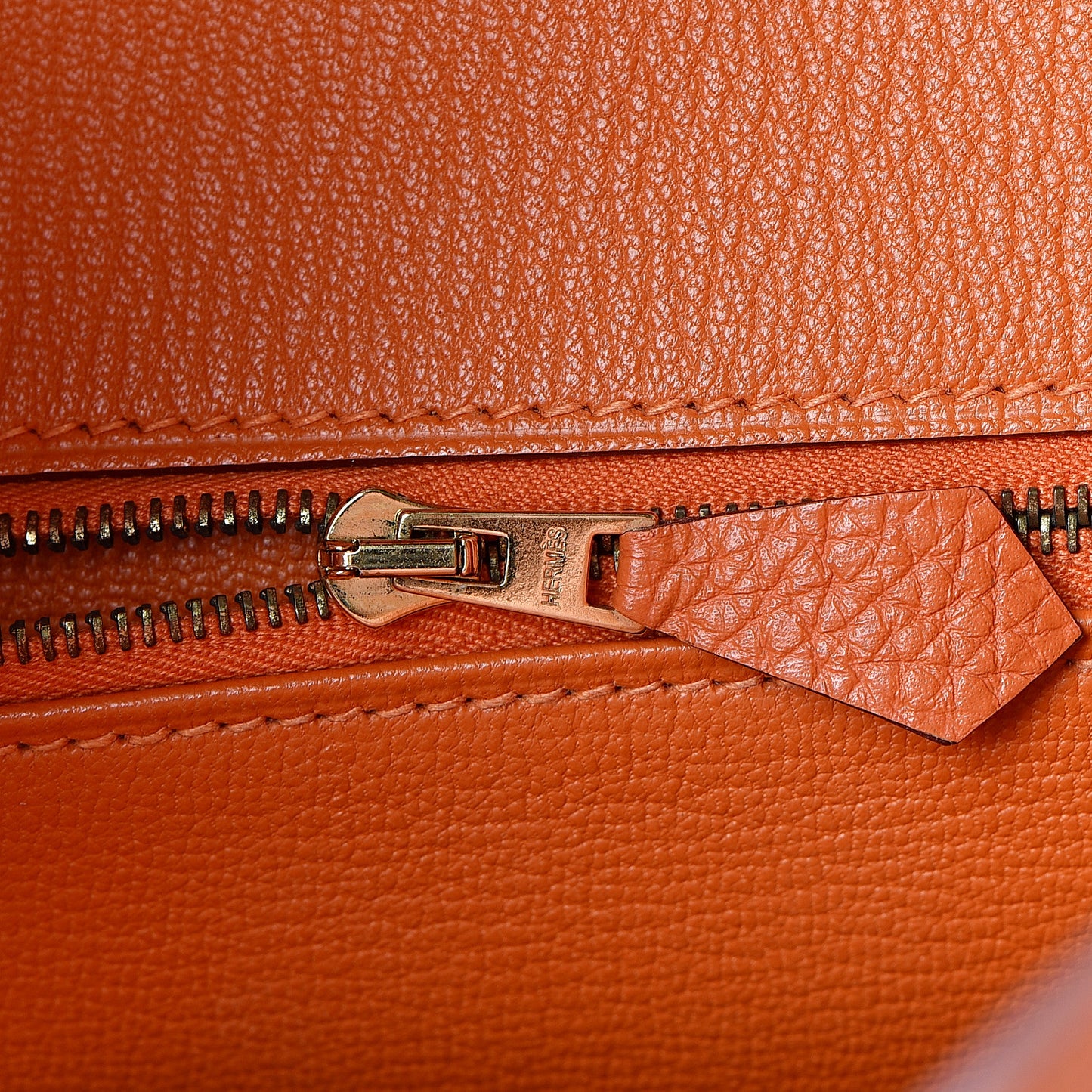 Togo Birkin 35 Orange