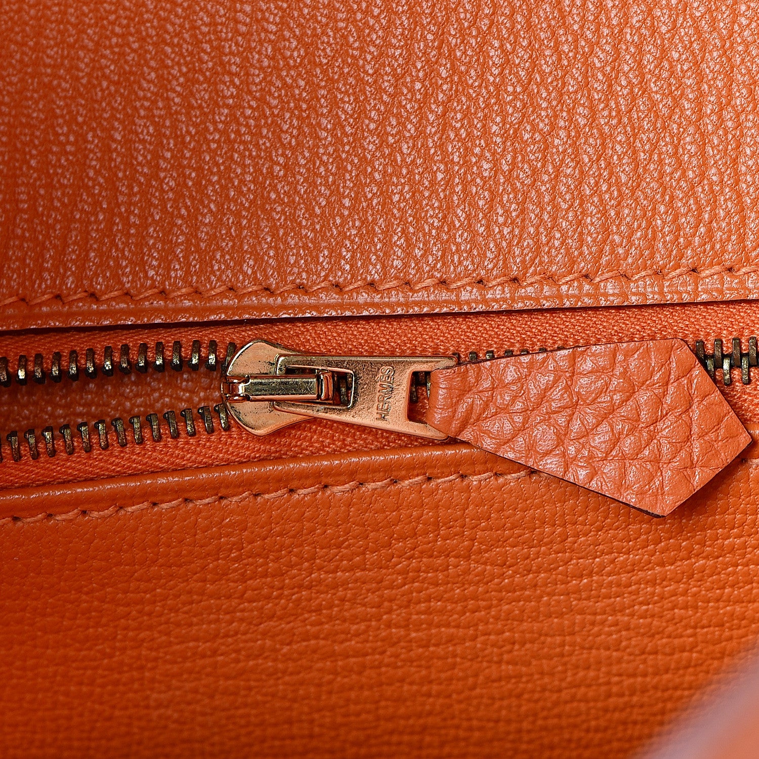 Hermes Togo Birkin 35 Orange 16 of 36