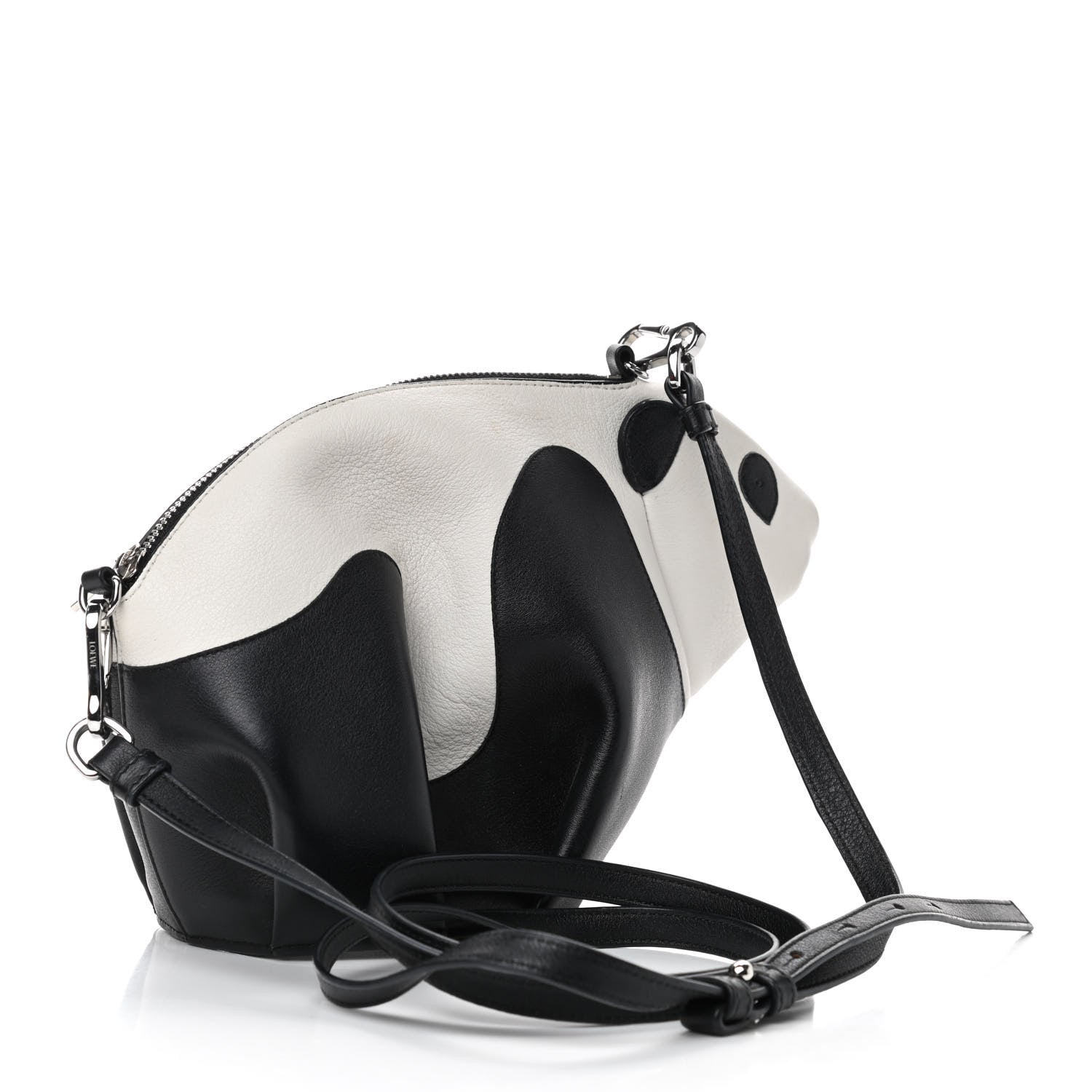 Loewe Calfskin Panda Crossbody Black White 3 of 9