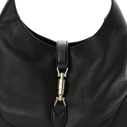 Gucci Calfskin Medium New Jackie Shoulder Bag Black 7 of 10