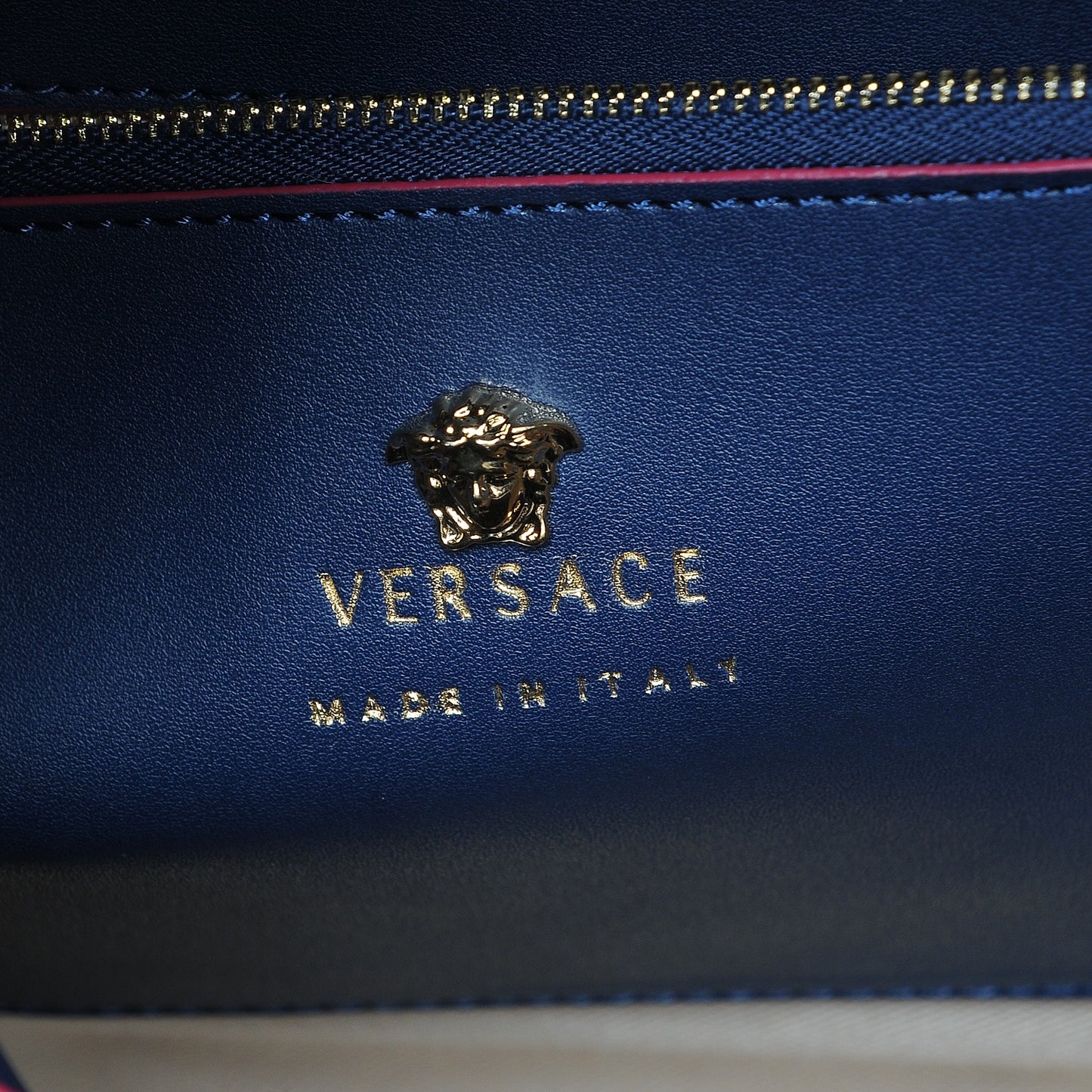 Calfskin Large Palazzo Empire Bag Deep Navy