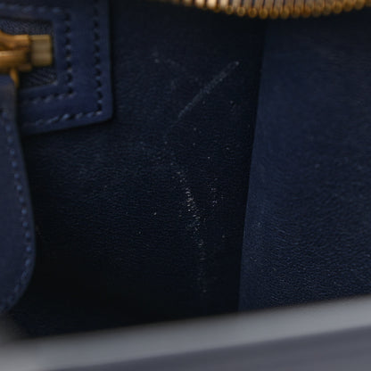 Celine Smooth Calfskin Micro Luggage Navy Blue 12 of 14