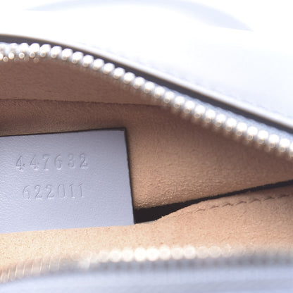 Gucci Calfskin Matelasse Small GG Marmont Chain Shoulder Bag Porcelain Light Blue 7 of 10