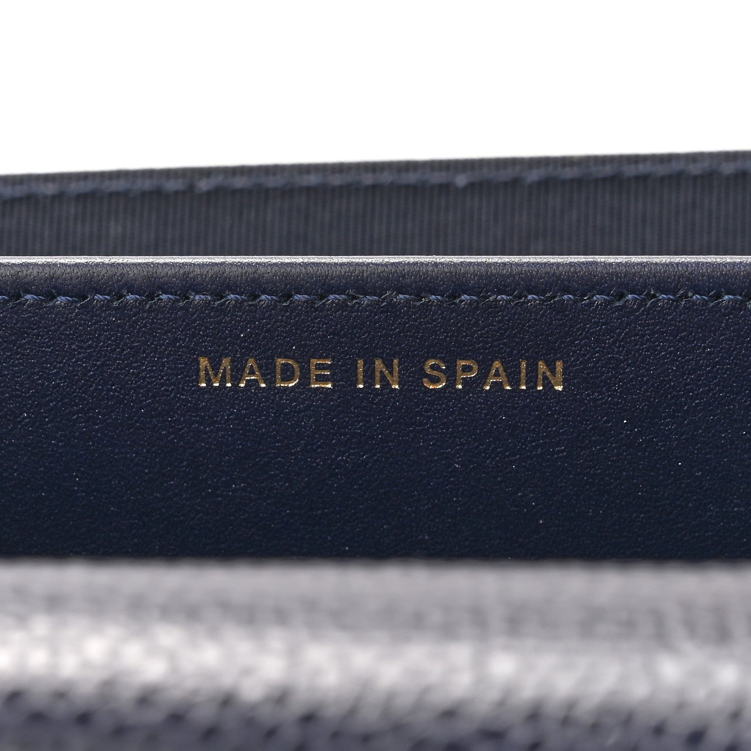 Chanel Caviar Quilted Flap Card Holder Wallet Navy 7 of 11