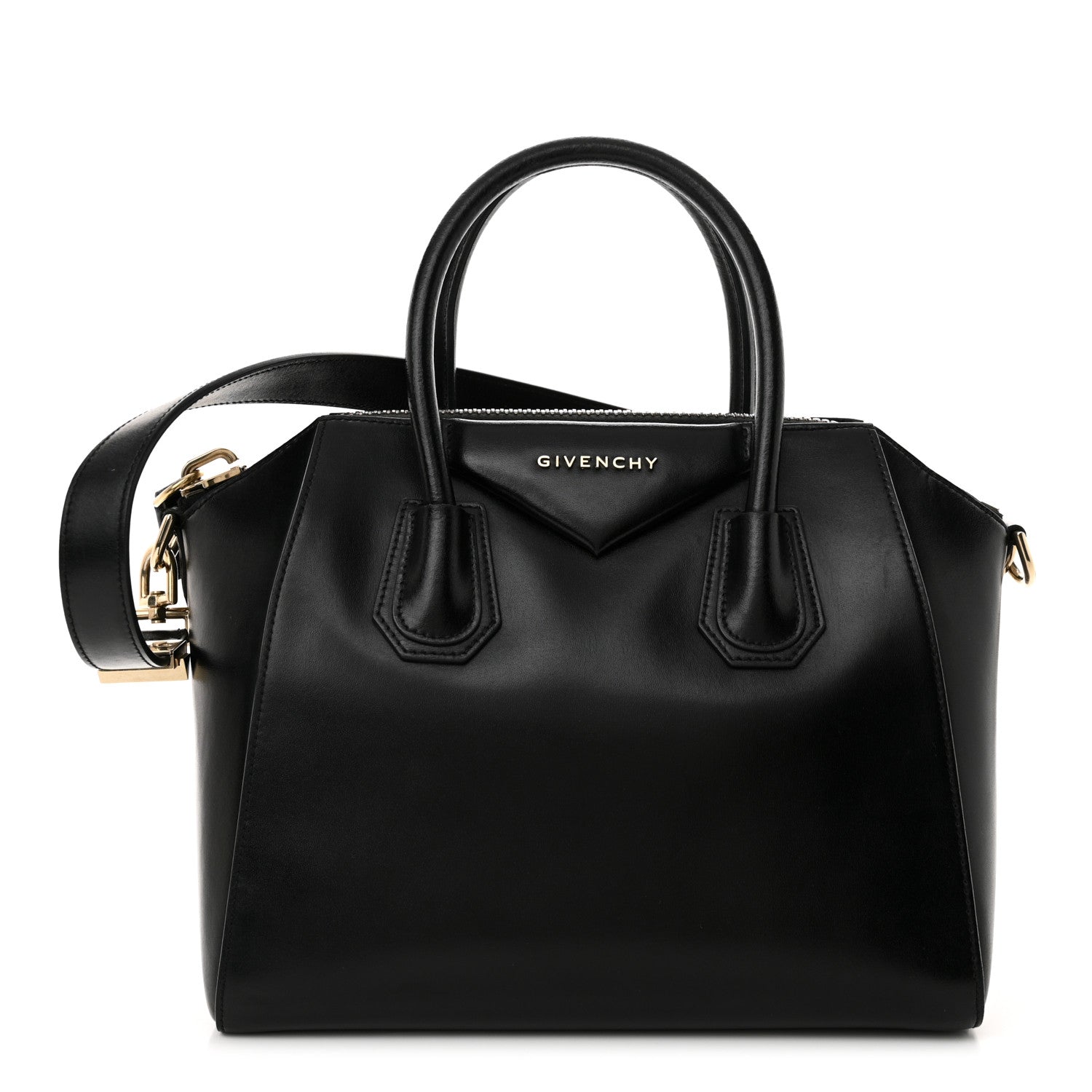 Givenchy Shiny Lord Calfskin Small Antigona Black 1 of 15