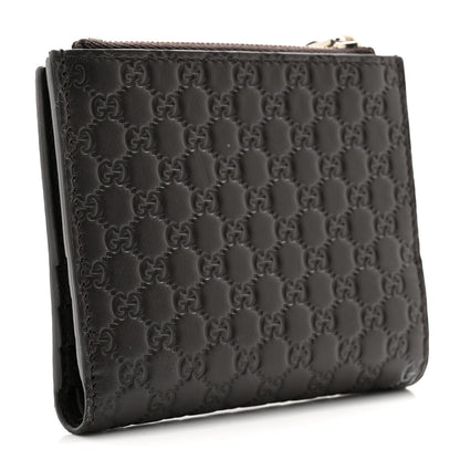 Gucci Microguccissima Snap Bi-Fold Wallet Dark Brown 3 of 7