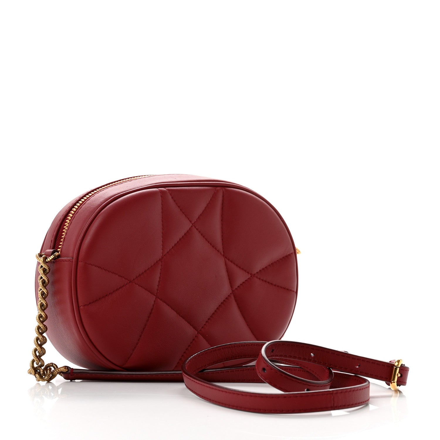 Dolce & Gabbana Calfskin Devotion Crossbody Bag Red 2 of 7