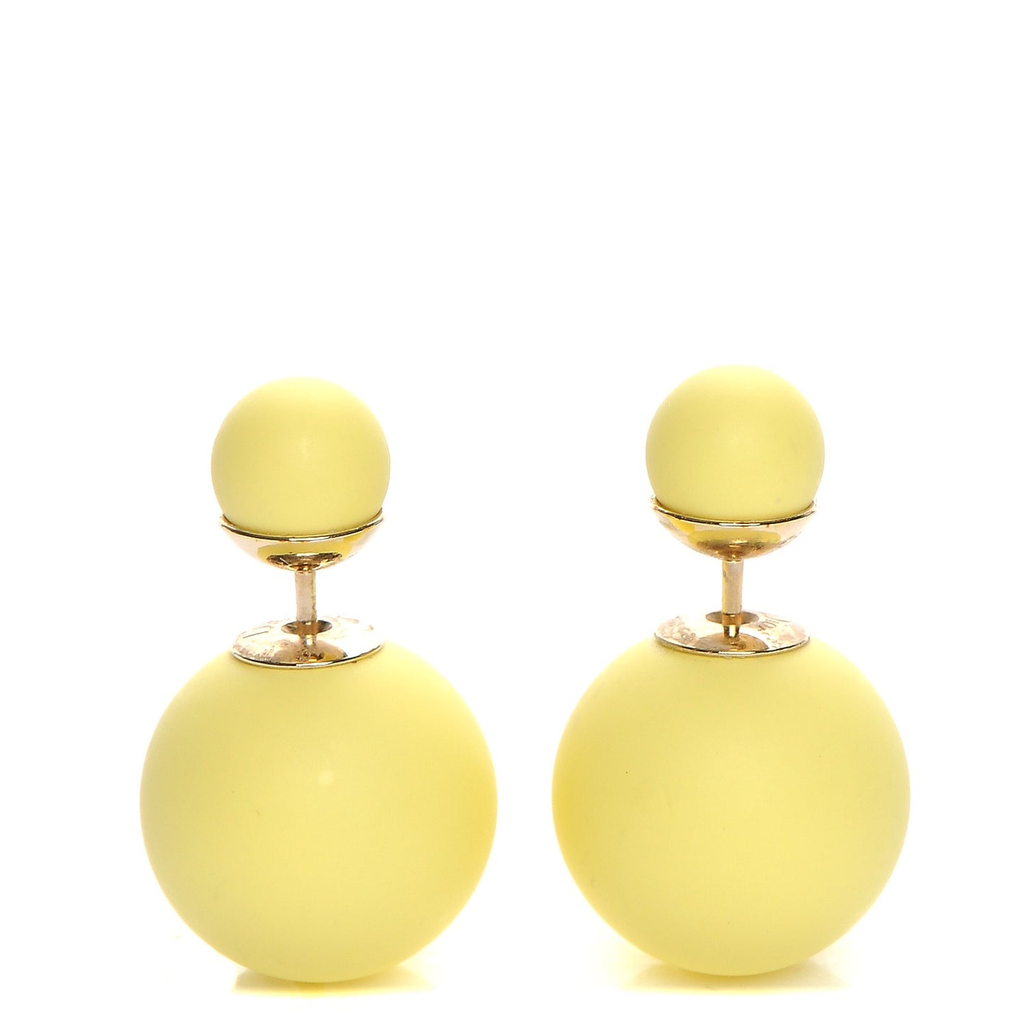 Mise En Dior Tribal Earrings Yellow
