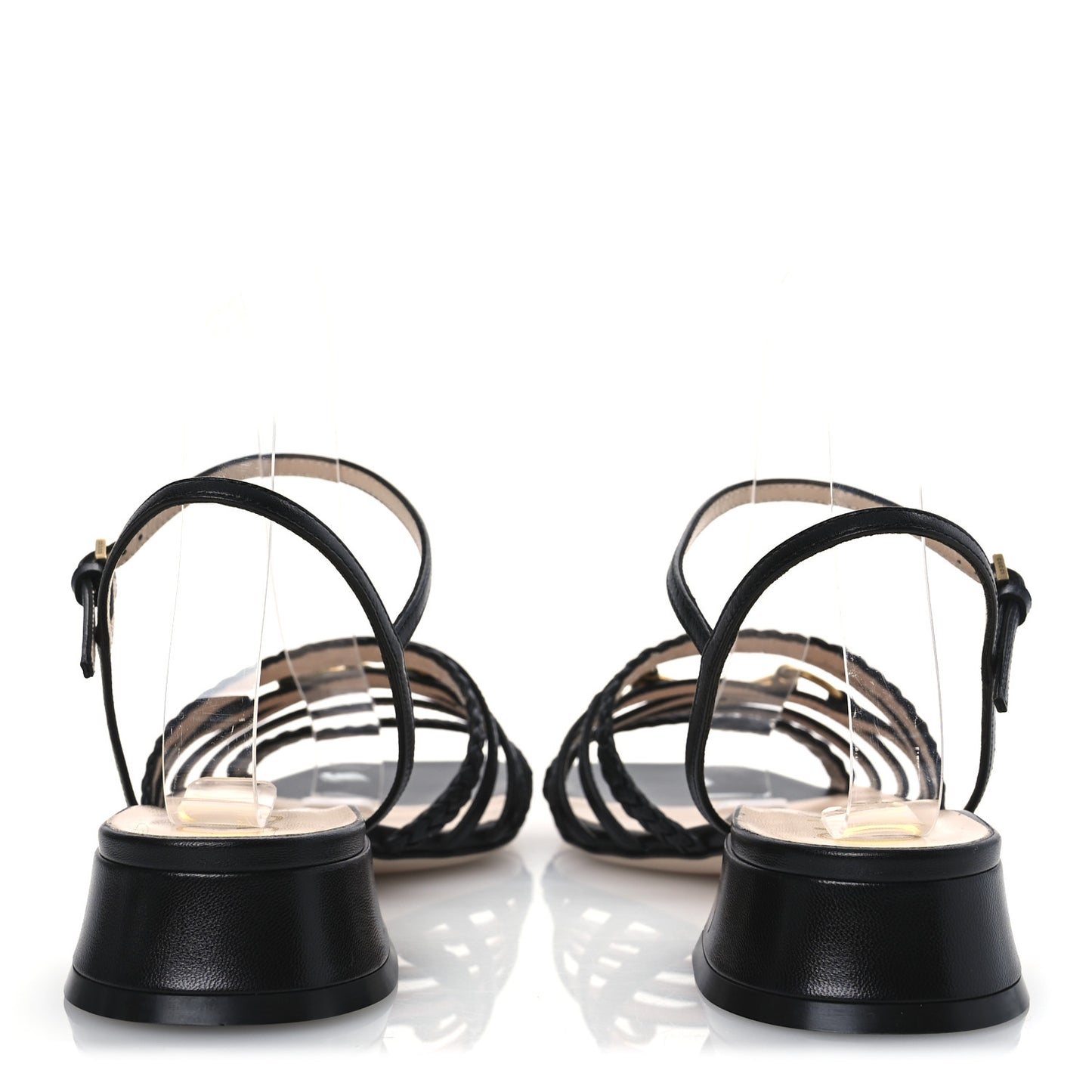 Malaga Kid Braided Ketty Horsebit Sandals 39 Black