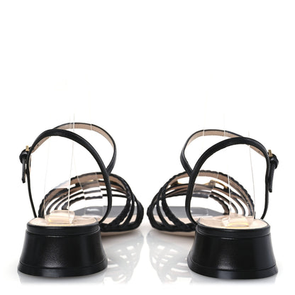 Gucci Malaga Kid Braided Ketty Horsebit Sandals 39 Black 6 of 12