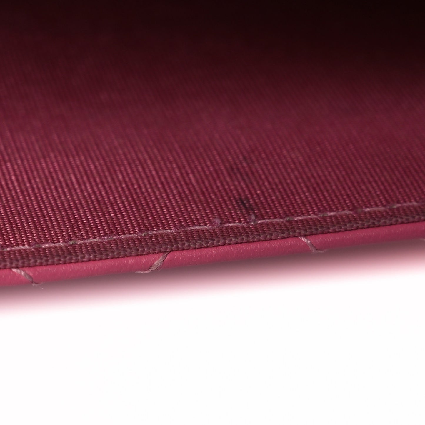 Lambskin Quilted Boy Square Wallet on Chain WOC Pink