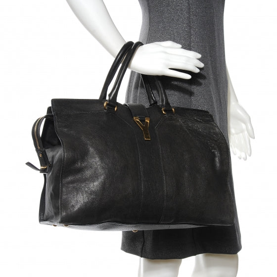 Leather Large Cabas Chyc Black