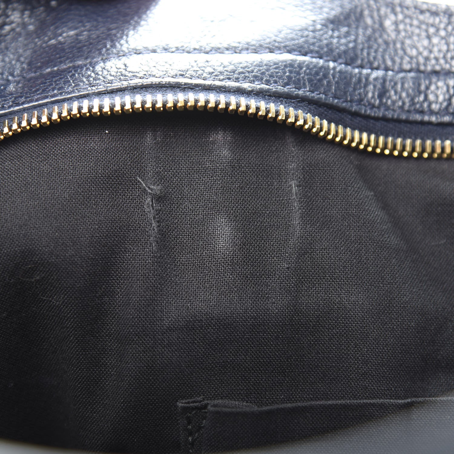 Balenciaga Chevre Gold Metallic Edge Hardware City Bleu Nuit Dark Sea 10 of 18