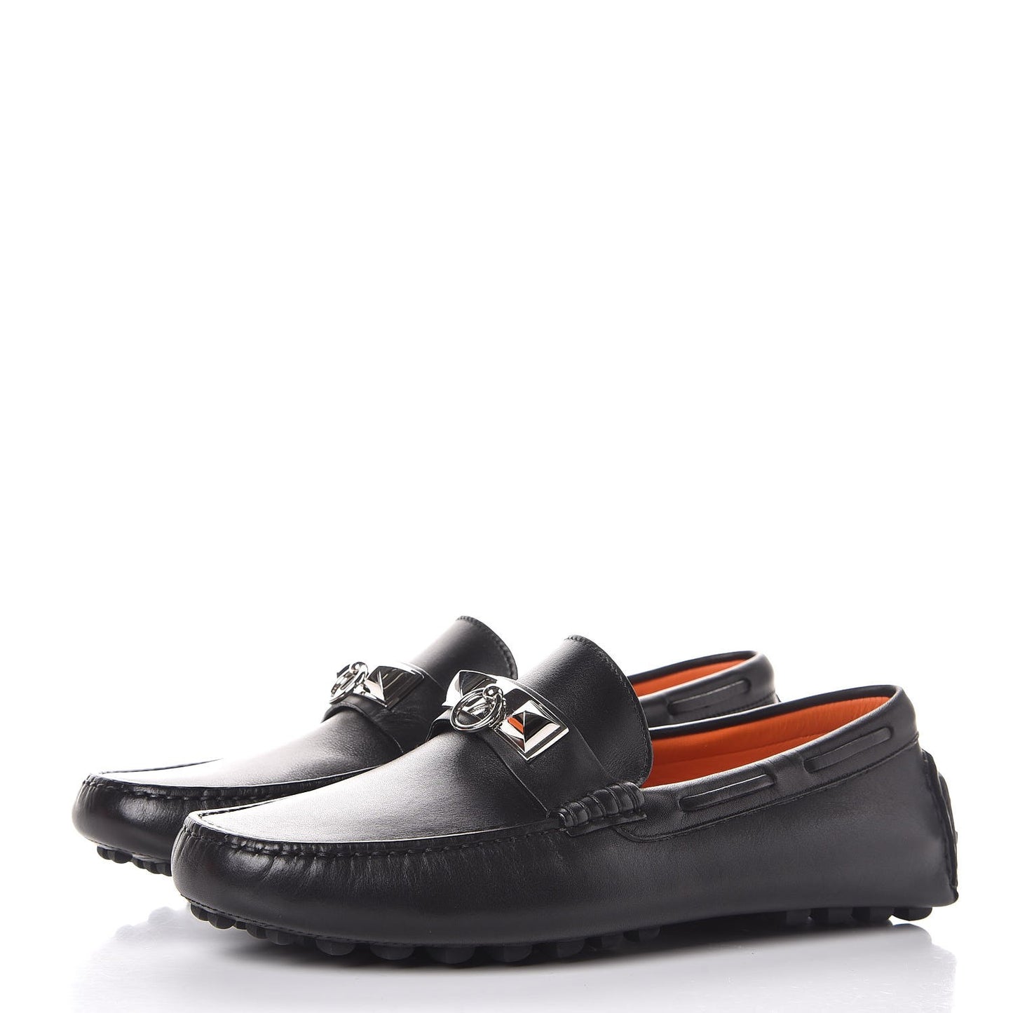 Supple Calfskin Irving Driving Moccasin Loafers 39 Black