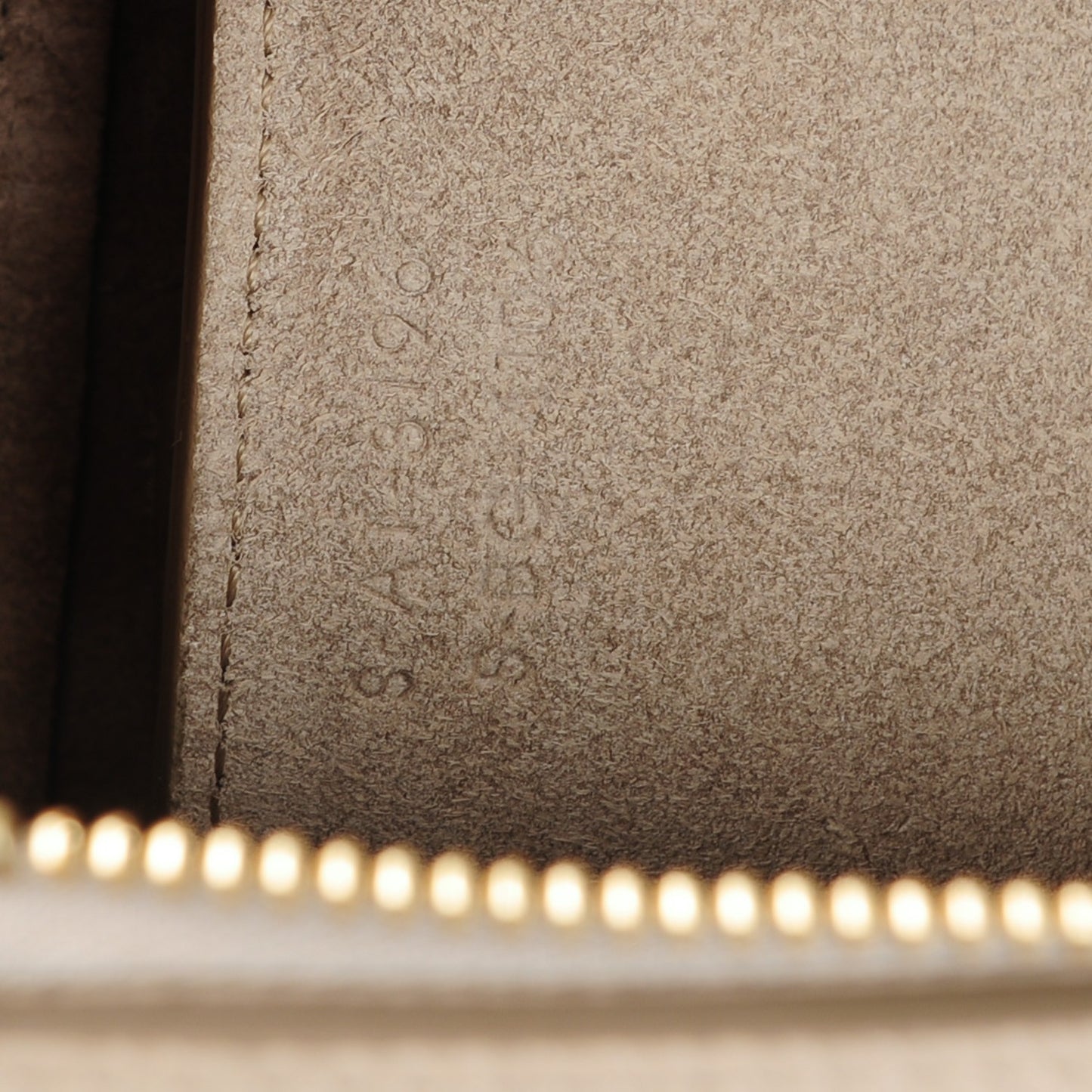 Grained Calfskin Micro Belt Bag Light Taupe