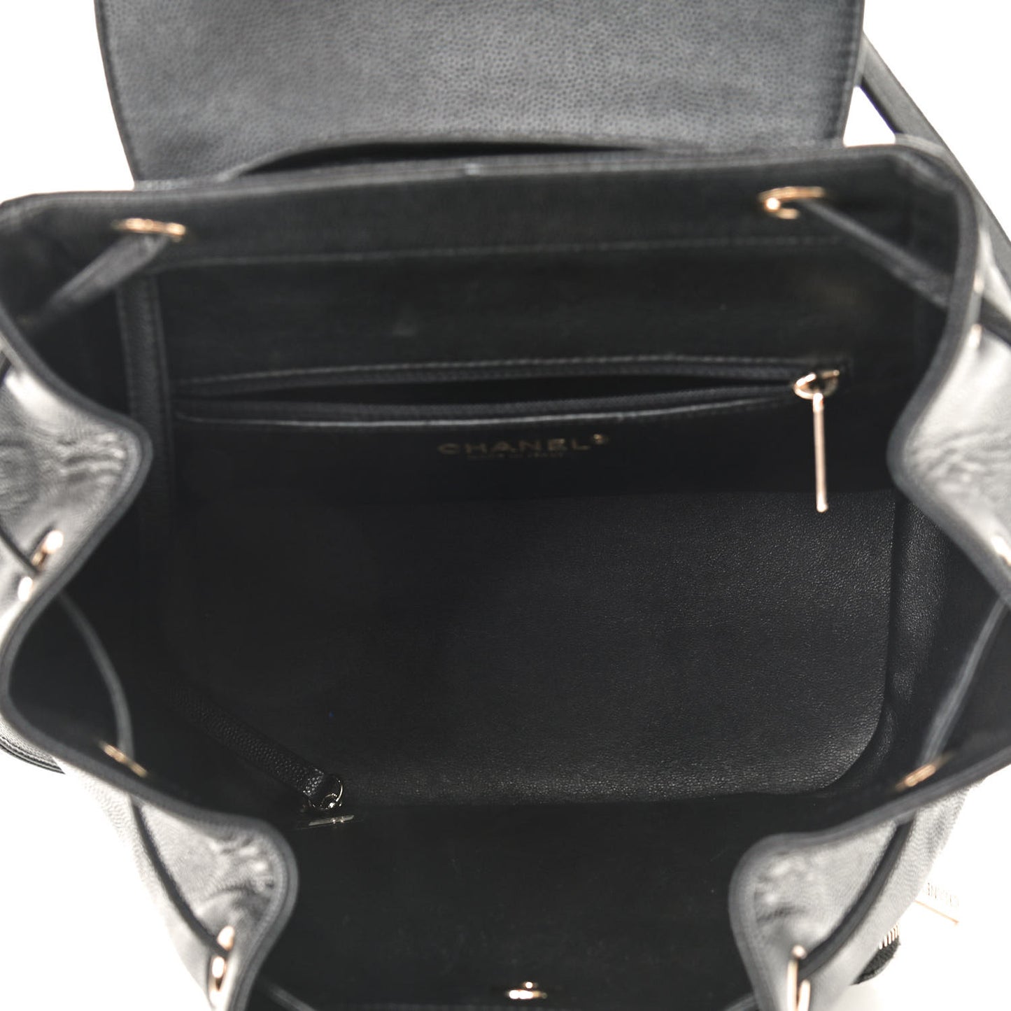 Caviar Quilted Business Affinity Backpack Black