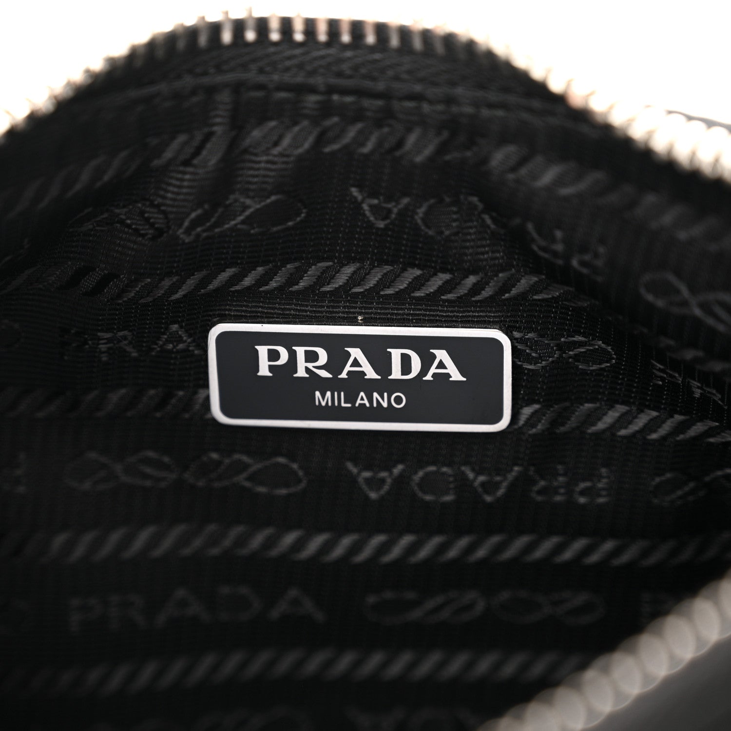 Prada Nylon Re-Edition 2005 Shoulder Bag Black 6 of 10