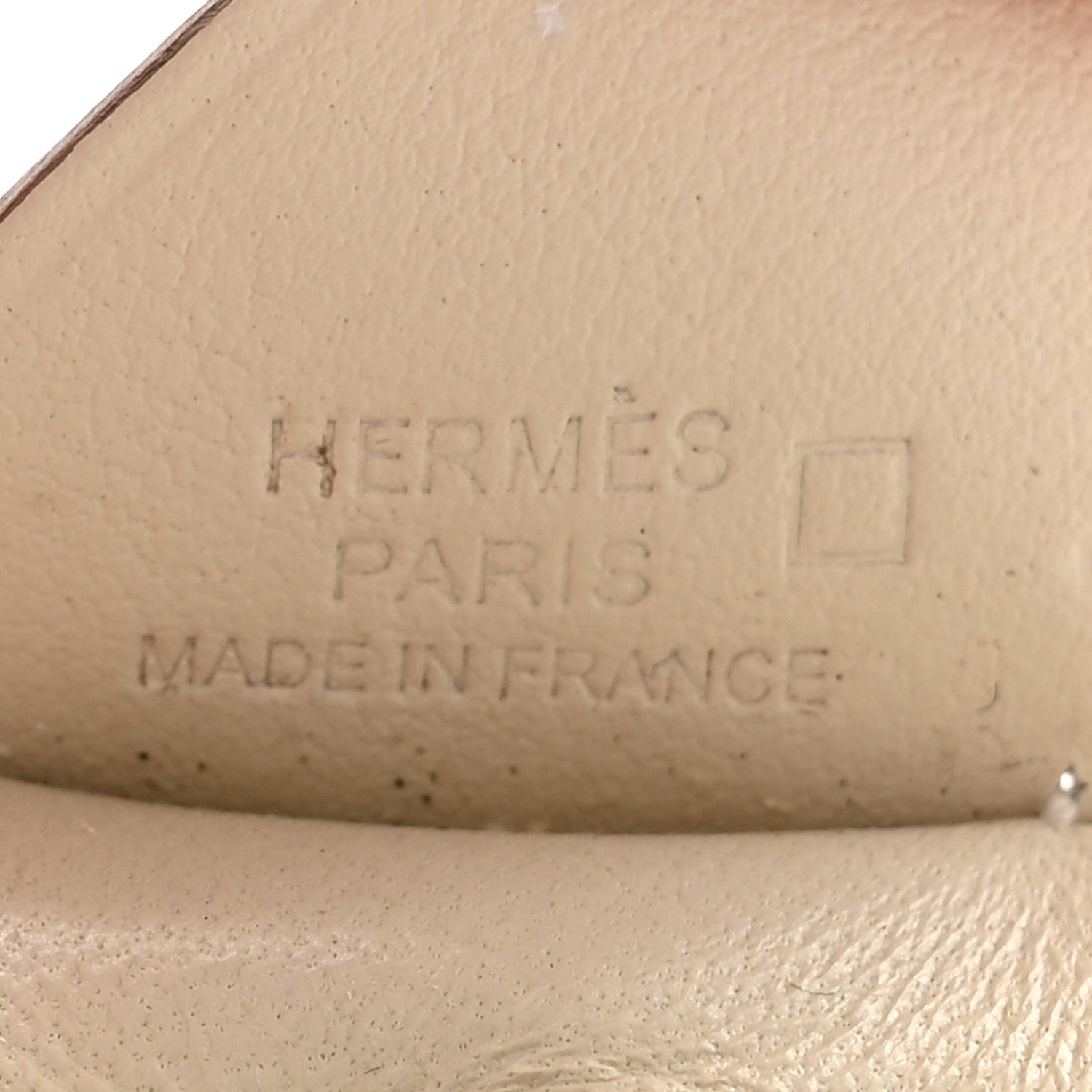 Hermes Milo Lambskin Matte Alligator Touch Grigri Rodeo Pegase Horse Bag Charm PM Craie Nata Beton 3 of 5